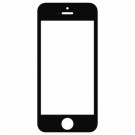  iPhone 5C Front Glass Lens Black Origianl