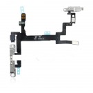iPhone 5 Power On Off Flex Cable with Metal Plate Support Original