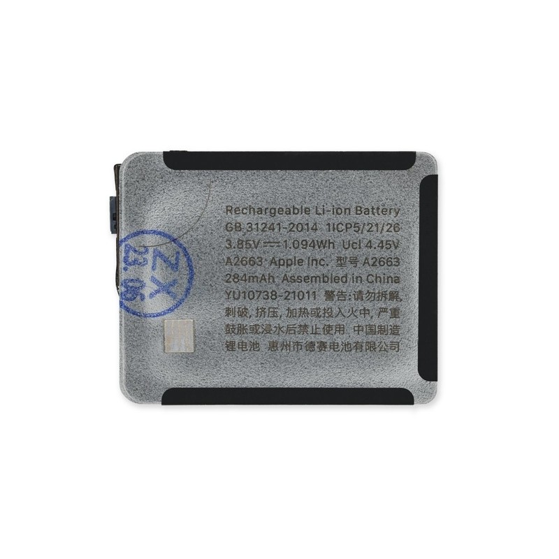 Apple Watch Series 8 41mm - Battery Li-Ion 3.82V 282mAh A2810 (Original) (MOQ:50 pcs)