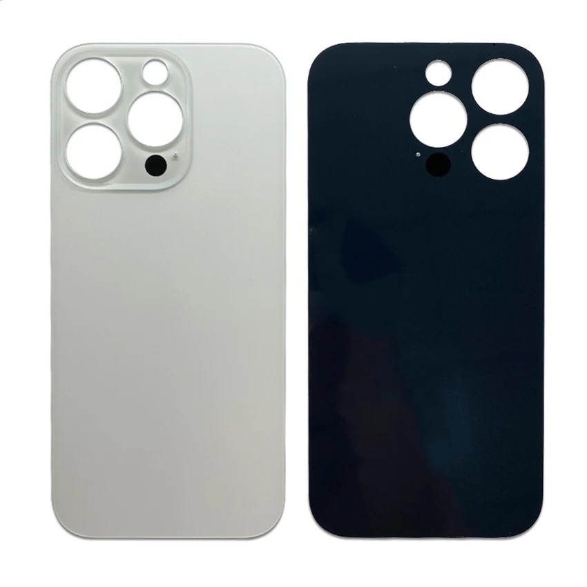 iPhone 16 Pro Max Battery Door (Large Hole) (White/Gold/Titanium/Black)(OEM)