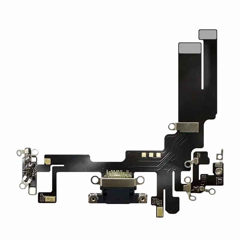 iPhone 16 Pro Charging Port Flex Cable (White/Gold/Titanium/Black) (OEM)