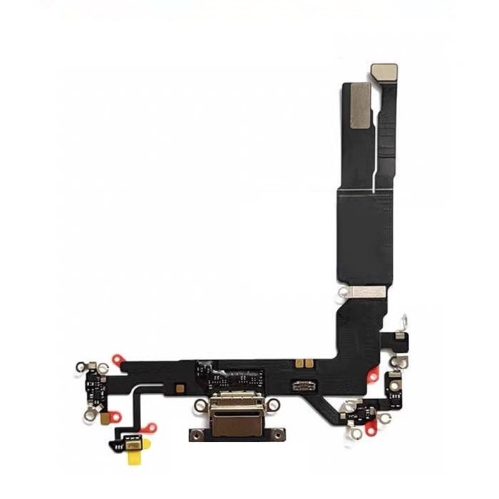iPhone 17 Charging Port Flex Cable (White/Green/Blue/Purple/Black) (Pulled)