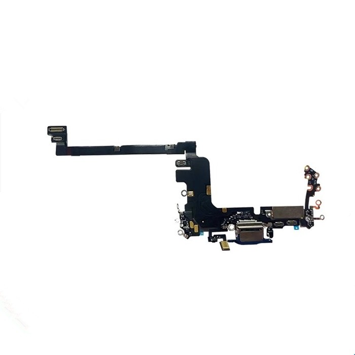 iPhone 17 Pro Charging Port Flex Cable (Silver/Orange/Blue) (Pulled) (European Version）
