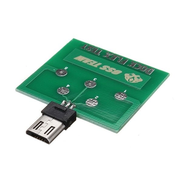 Micro USB 5 Pin PCB Test Board