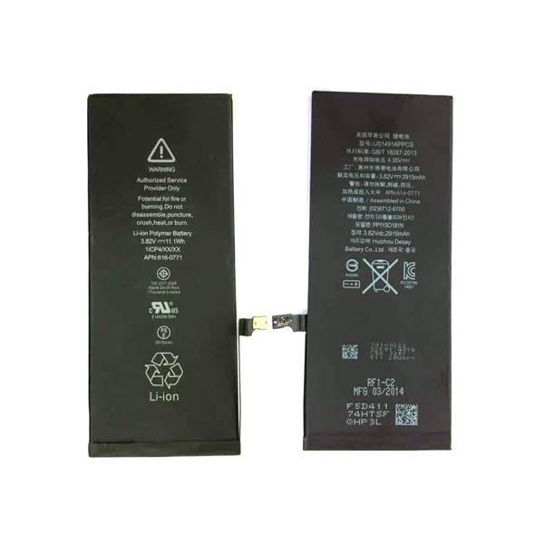 iPhone 6 Plus Battery Li-Ion 3.82V 2915mAh Original+TI Chip ( MOQ:50 pieces)
