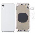 For iPhone XR Middle Frame + Battery Door + Back Camera Lens and Bezel + Side Buttons + SIM Card Tray (White/Yellow/Orange/Blue/Red/Black) (OEM)
