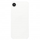 iPhone 16e Battery Door with Back Camera Lens (White/Black) (OEM)
