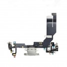 iPhone 16e Charging Port Flex Cable (White/Black)(Original)