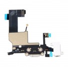iPhone 5 Audio Jack Charger Lightning Dock Cable Connector Flex Cable White Original