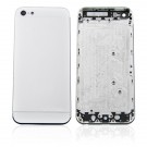 iPhone 5 Metal Back Cover White Silver