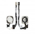 iPhone 5S Silver Home Button Flex Cable Assembly Original