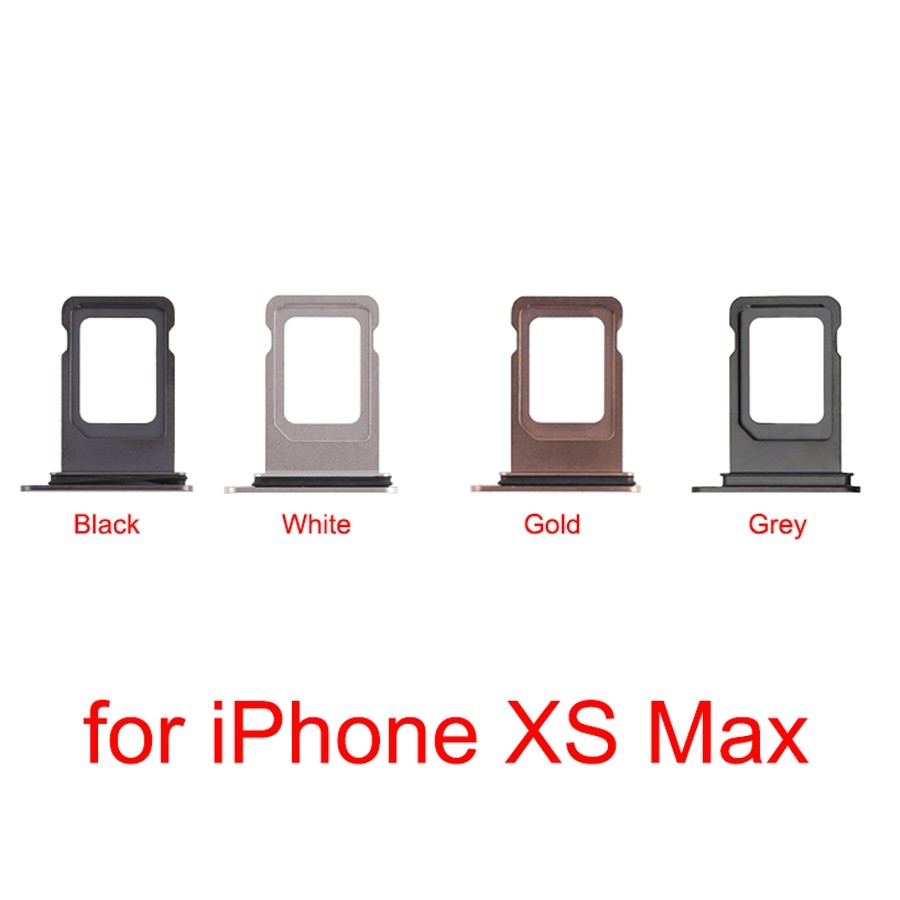 For iPhone XS Max SIM Card Tray (White/Gold/Black) (Original) 