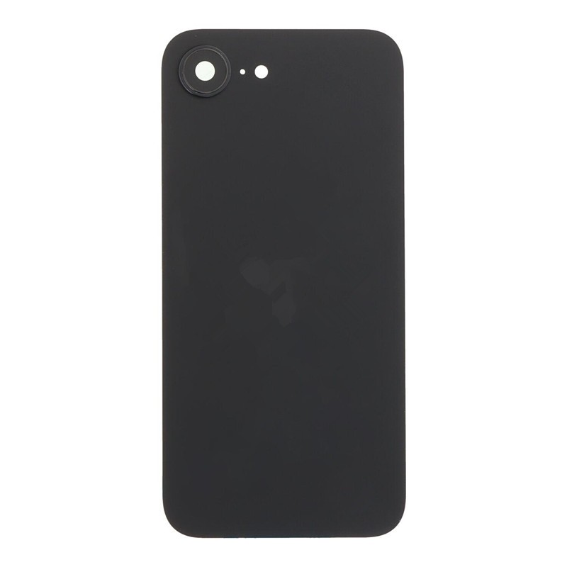 iPhone 16e Battery Door with Back Camera Lens (White/Black) (OEM)