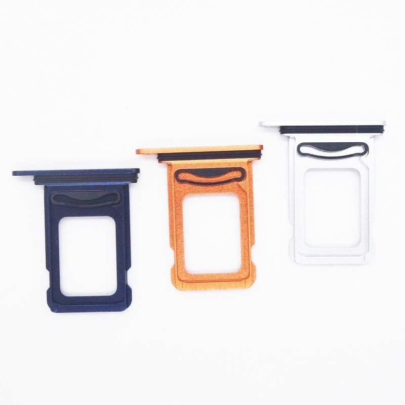 iPhone 17 Pro/17 Pro Max SIM Tray (Silver/Orange/Blue) (Original) (Single Card Version)