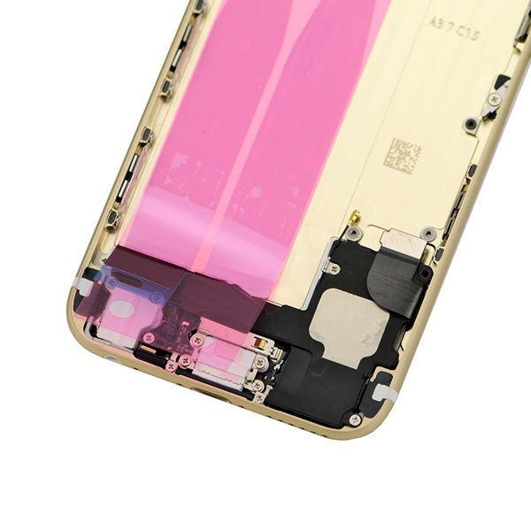 iPhone 6 Plus Back Cover Rear Housing Assembly with Apple Logo - Gold - With Words