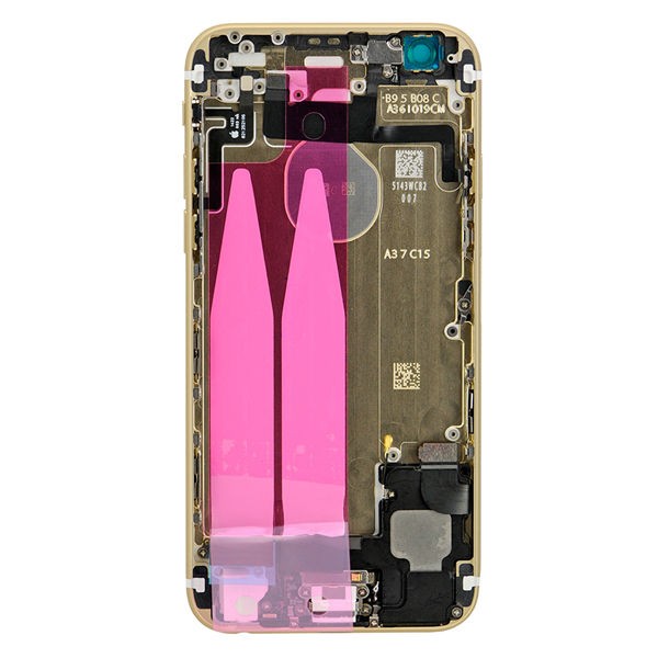 iPhone 6 Plus Back Cover Rear Housing Assembly with Apple Logo - Gold - With Words