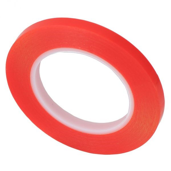 Red Double Sided Adhesive Tape 1/2/3/4/5/6/8/10/12/15/20mmx50M